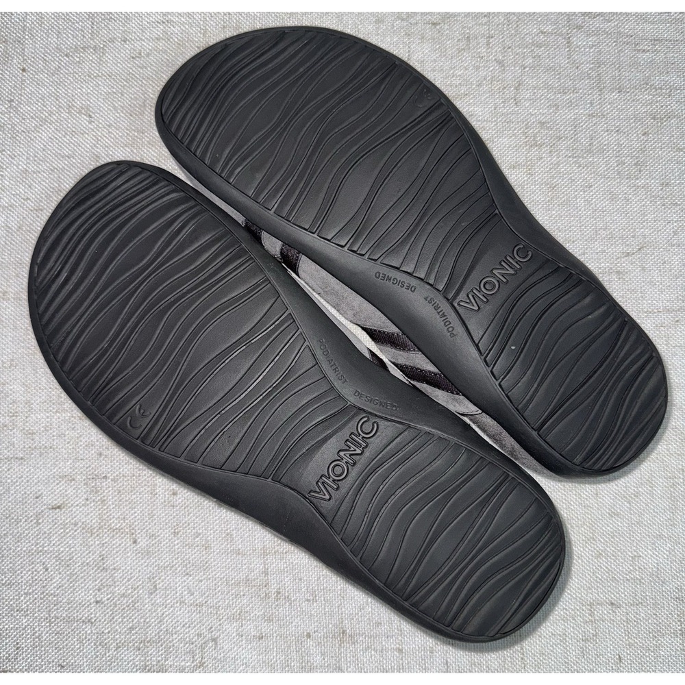 Vionic Claire Gray Mules - Picture 3 of 7